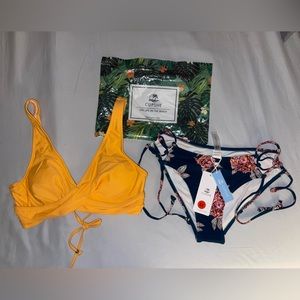 Two piece swim suit brand new